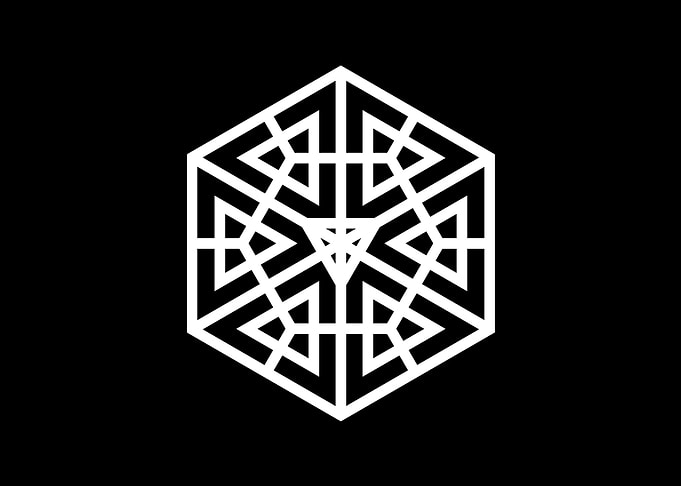 Black Sacred Geometry Rune