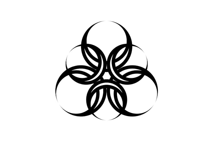 Black Glyph Mandala Rune