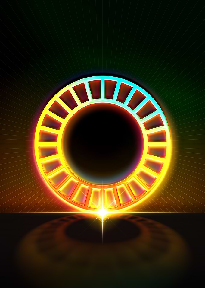 Neon Glyph Mandala Rune