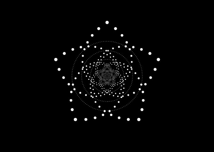 Black Glyph Mandala Rune