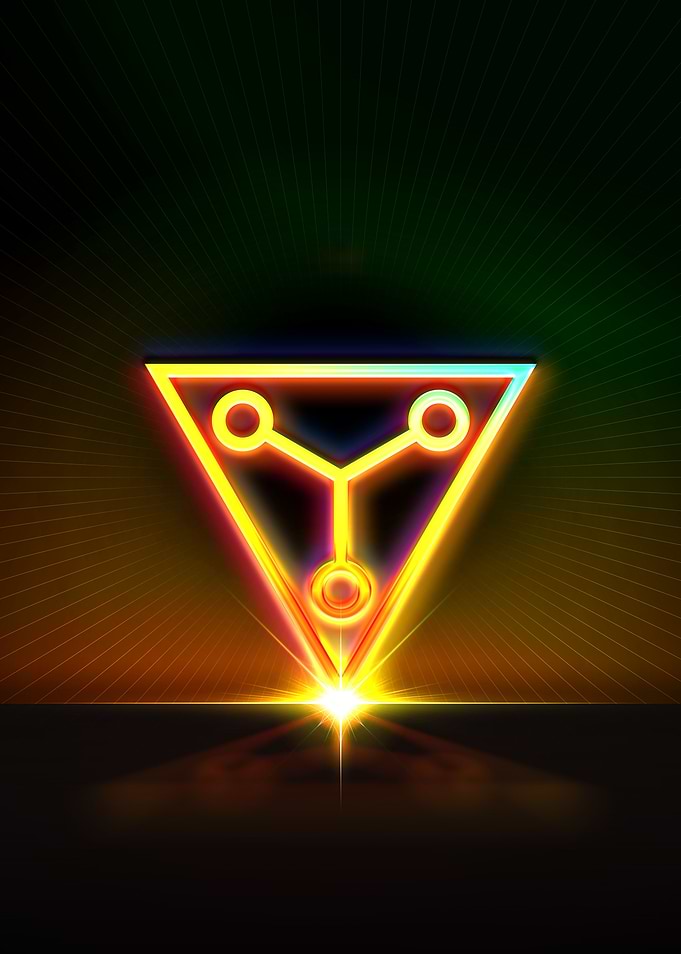 Rainbow Neon Magic Seal