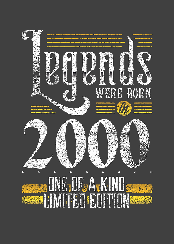 Legends were born in 2000