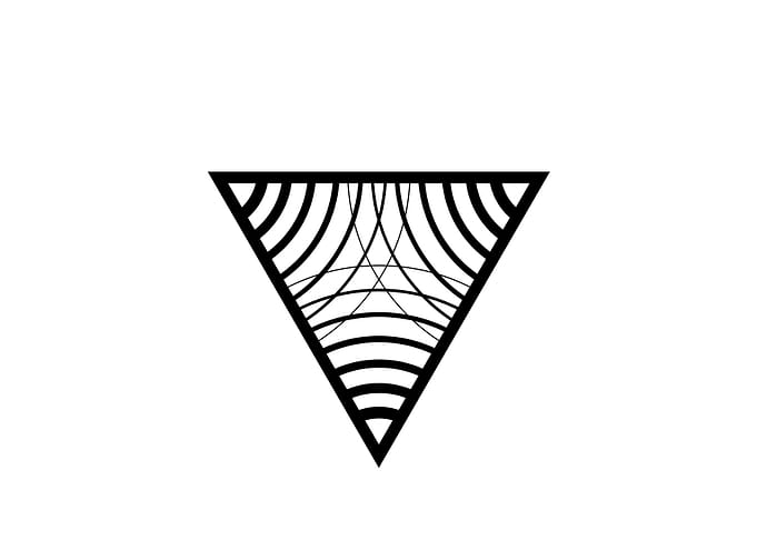 White Sacred Geometry Seal