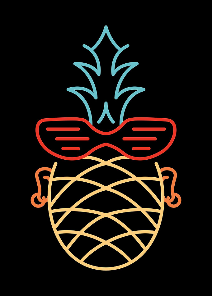 Summer Punk Pineapple