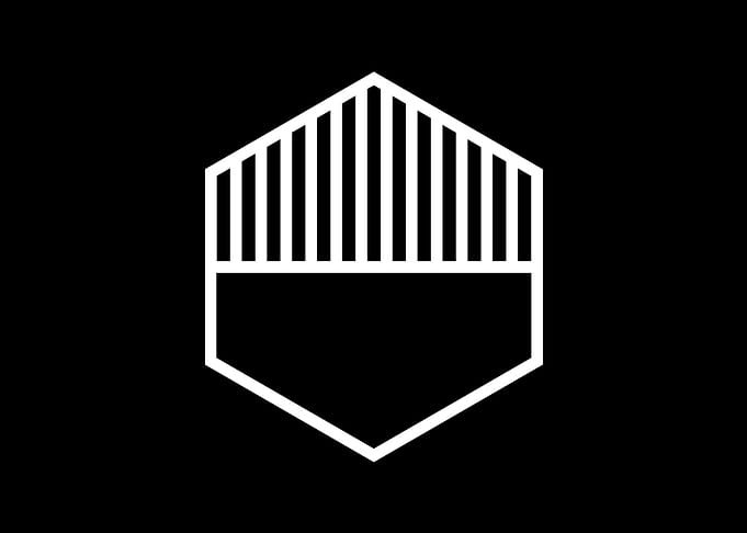 Black Geometric Glyph Rune