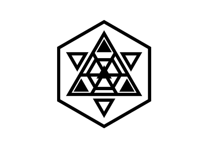 Black Sacred Geometry Rune