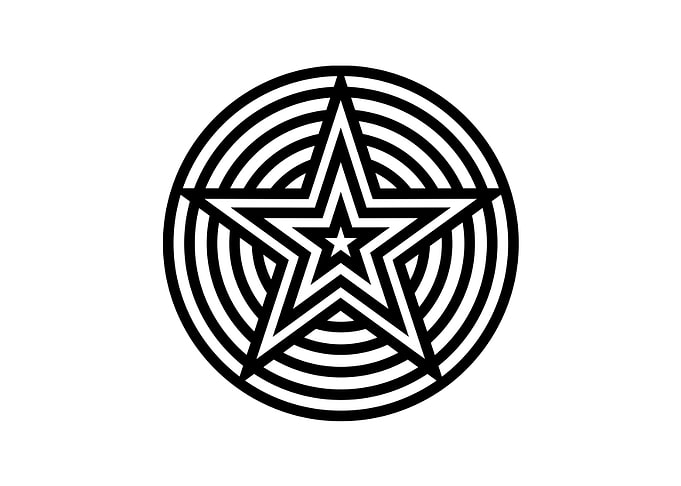 White Glyph Mandala Rune