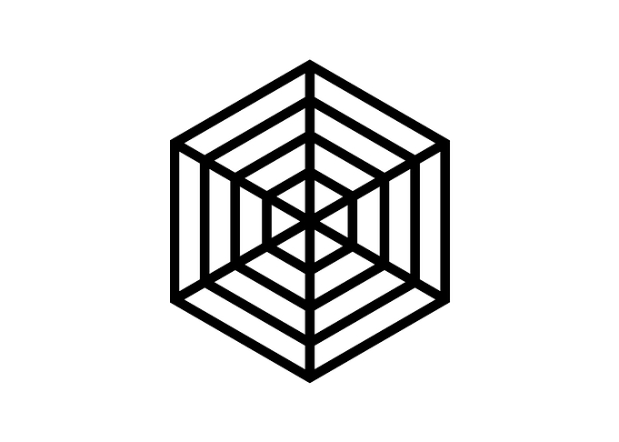 Black Sacred Geometry Rune