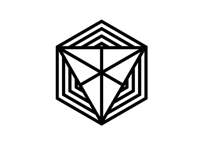 Black and White Glyph Rune