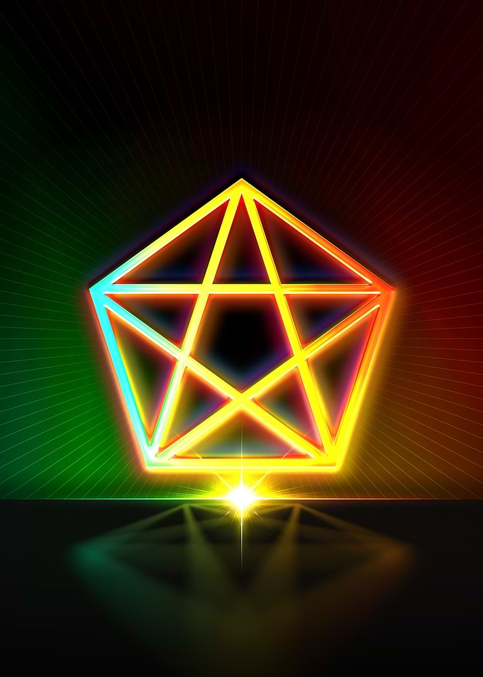 Rainbow Neon Magic Seal