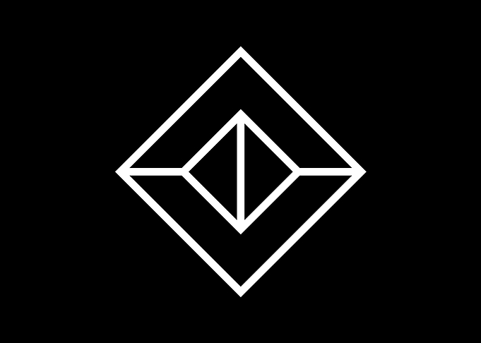 Black Geometric Glyph Rune