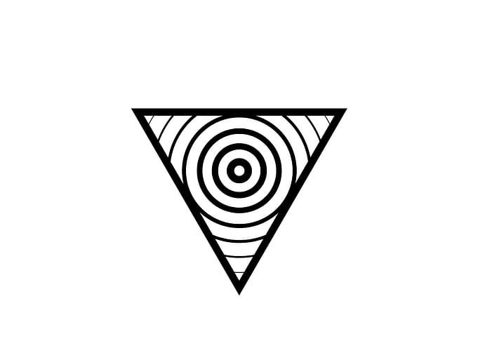White Sacred Geometry Seal