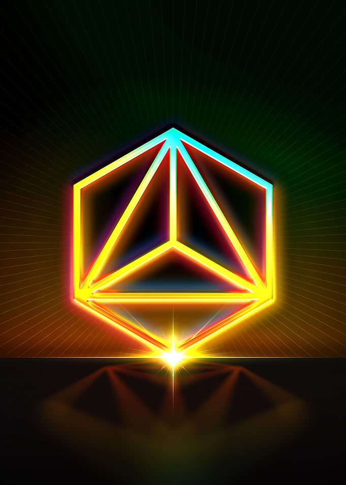 Rainbow Neon Magic Seal