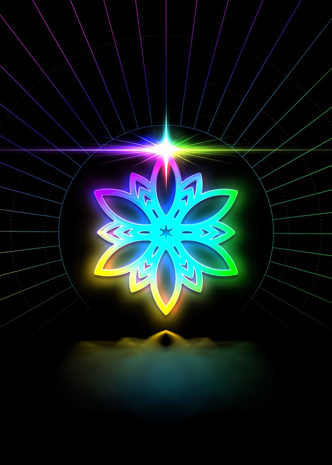 Neon Magic Seal Sign Sigil