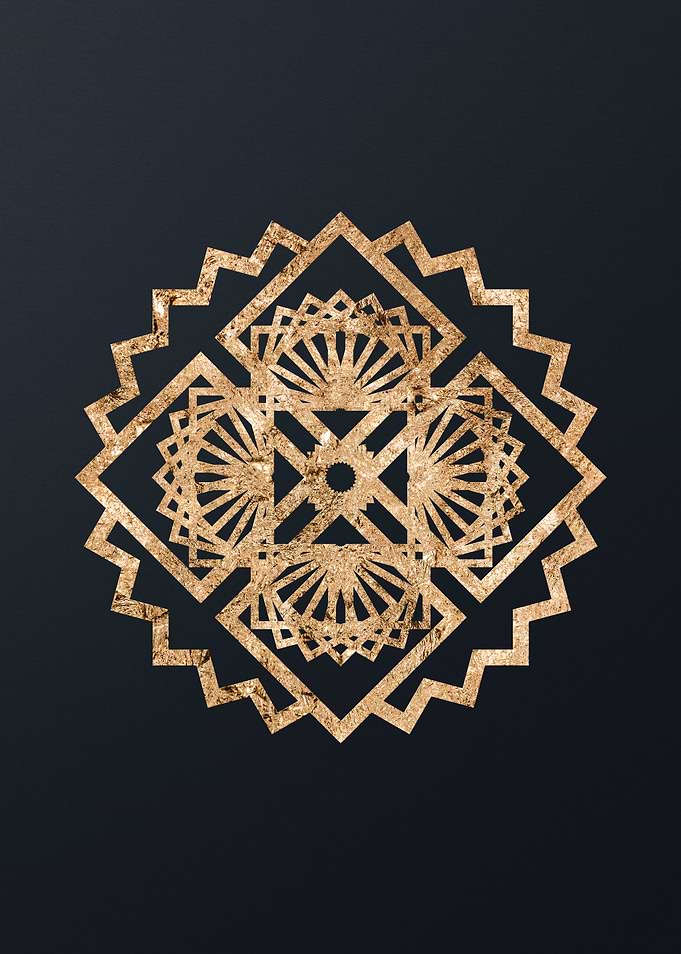 Gold Magic Seal Sign Sigil