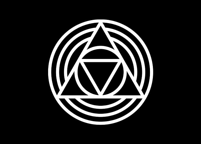 Black and White Glyph Rune
