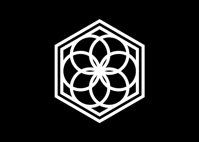 Black Glyph Mandala Rune