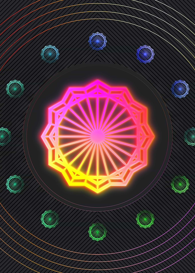 Neon Magic Seal Sign Sigil