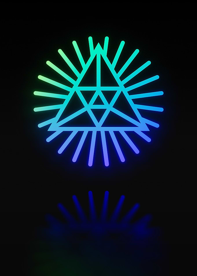 Neon Magic Seal Sign Sigil