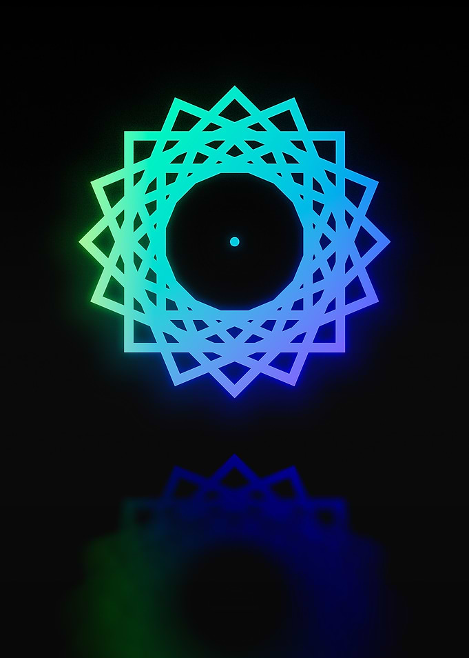 Neon Magic Seal Sign Sigil