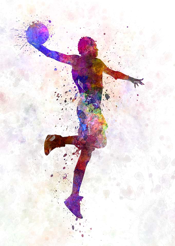 young basketball player