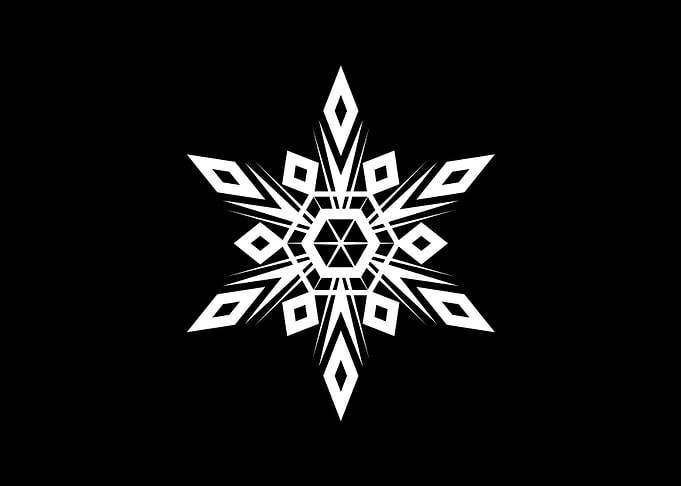 Black and White Glyph Rune