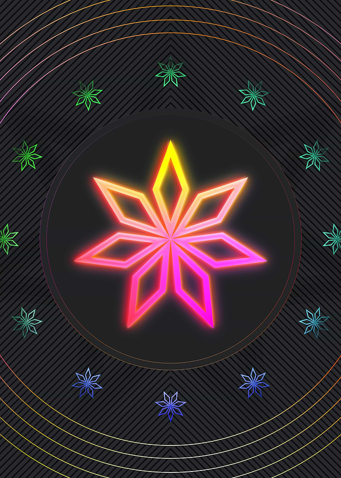 Neon Magic Seal Sign Sigil