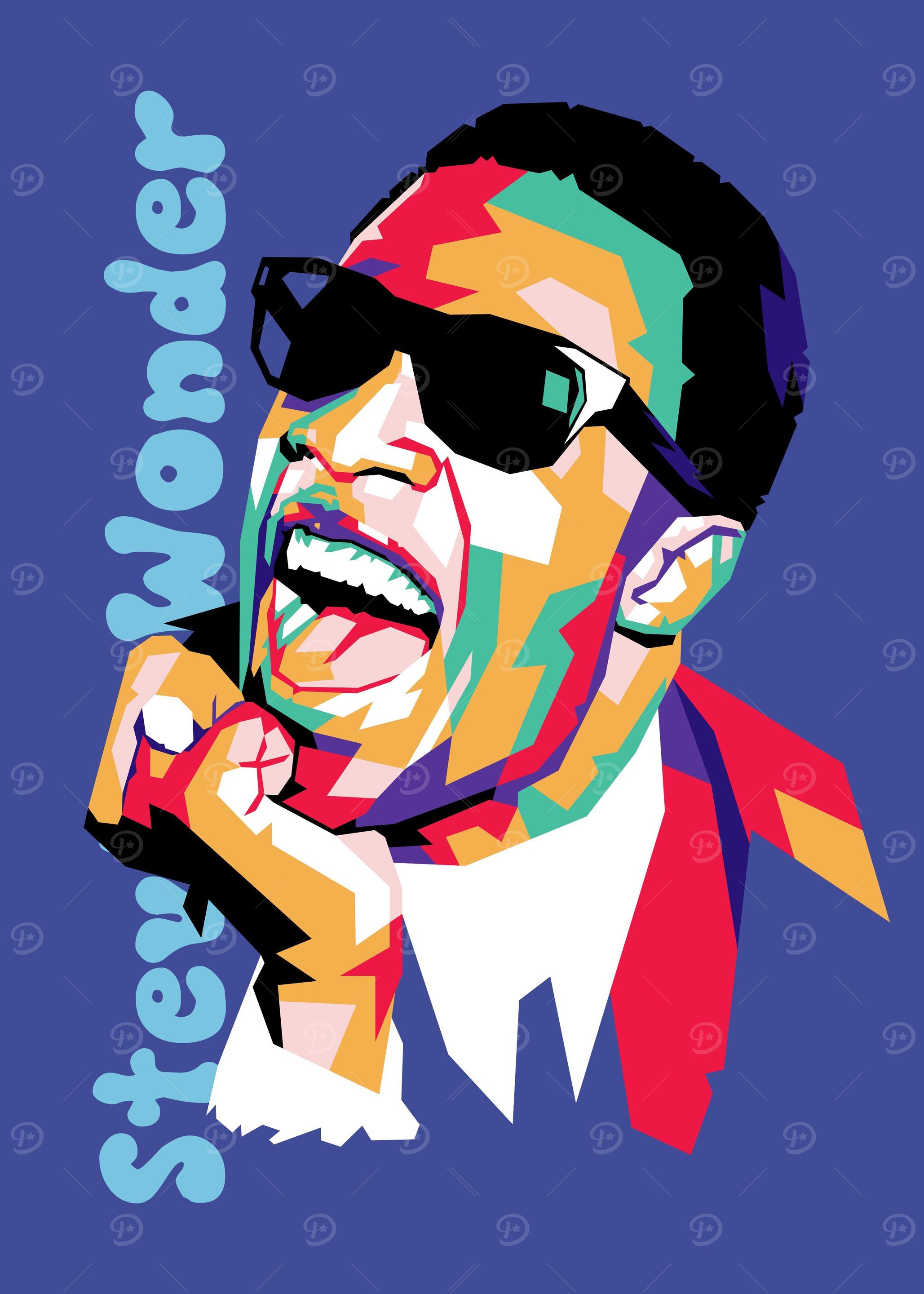 stevie wonder pop art