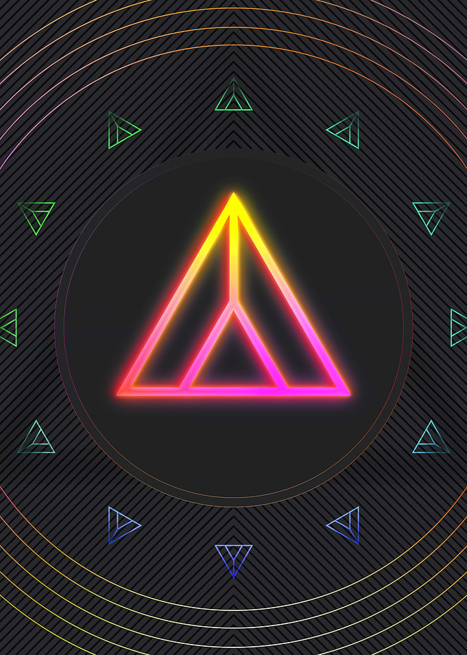 Neon Geometric Glyph Sigil