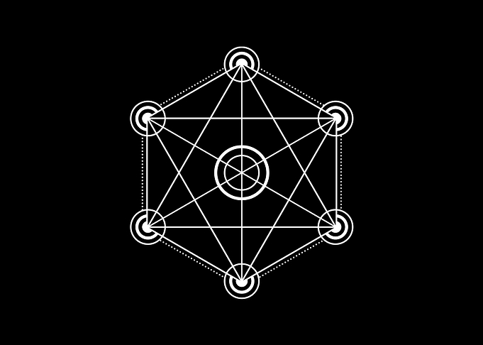 White Sacred Geometry Seal