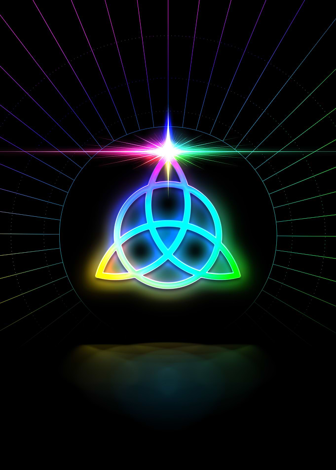 Neon Glyph Mandala Rune