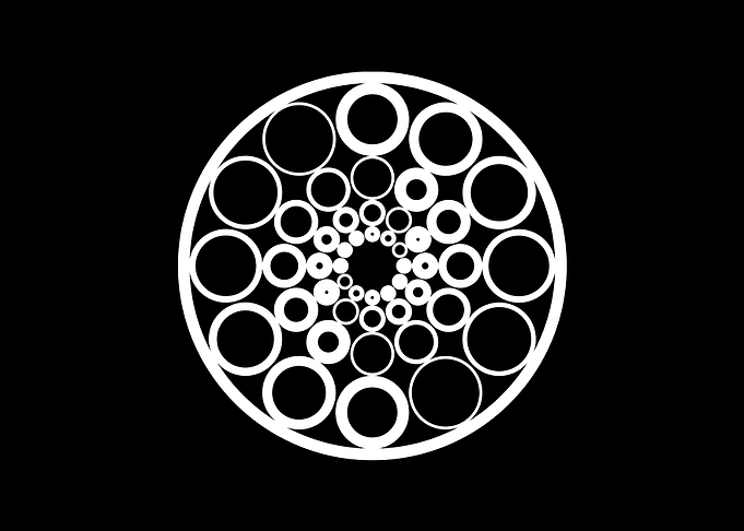 White Sacred Geometry Seal