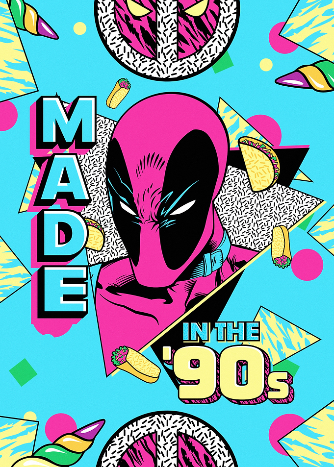Angry Deadpool in the 90s