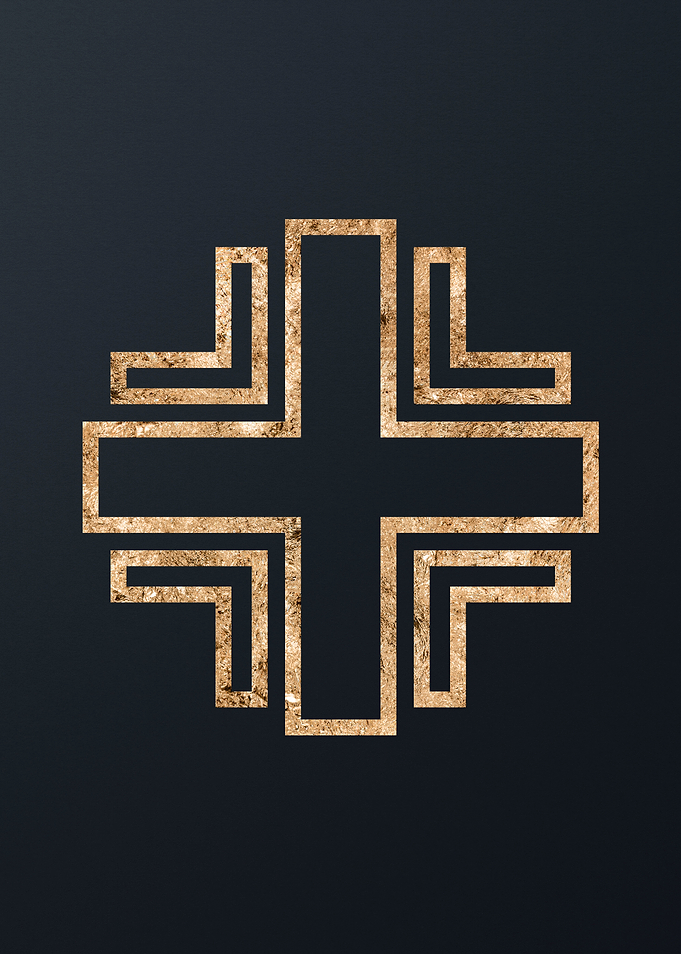 Gold Glyph Mandala Rune