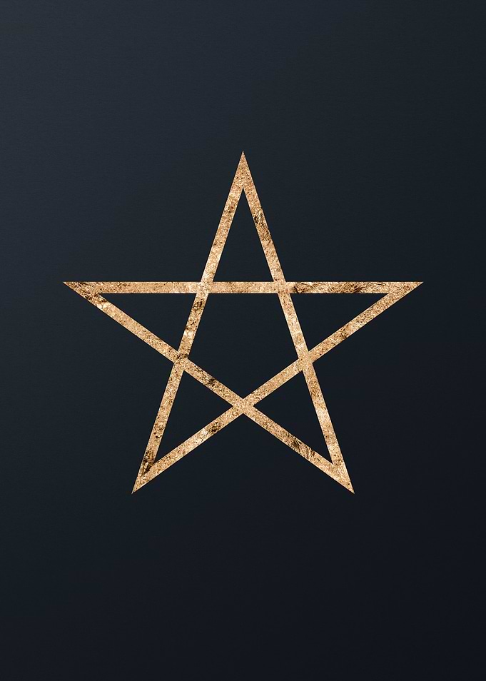 Gold Magic Seal Sign Sigil