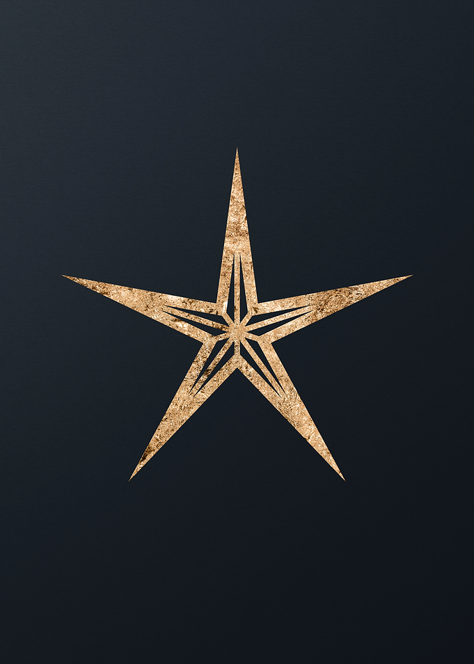 Gold Sacred Geometry Glyph
