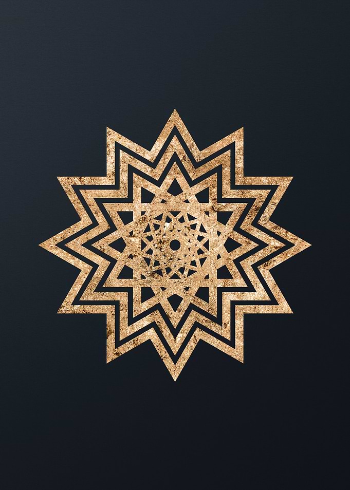Gold Magic Seal Sign Sigil