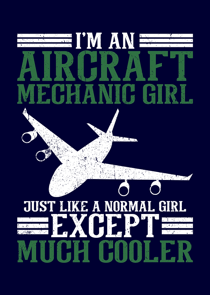 Aircraft Mechanic Girl