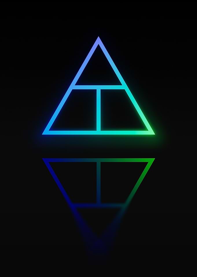 Neon Glyph Mandala Rune