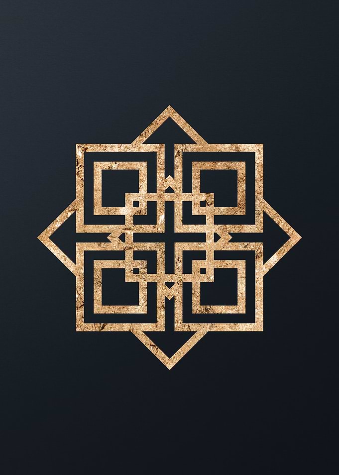 Gold Magic Seal Sign Sigil