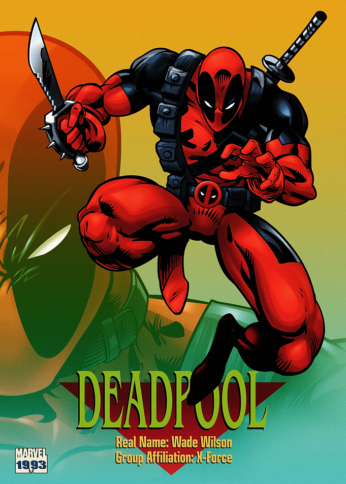 Deadpool Jumping Pose