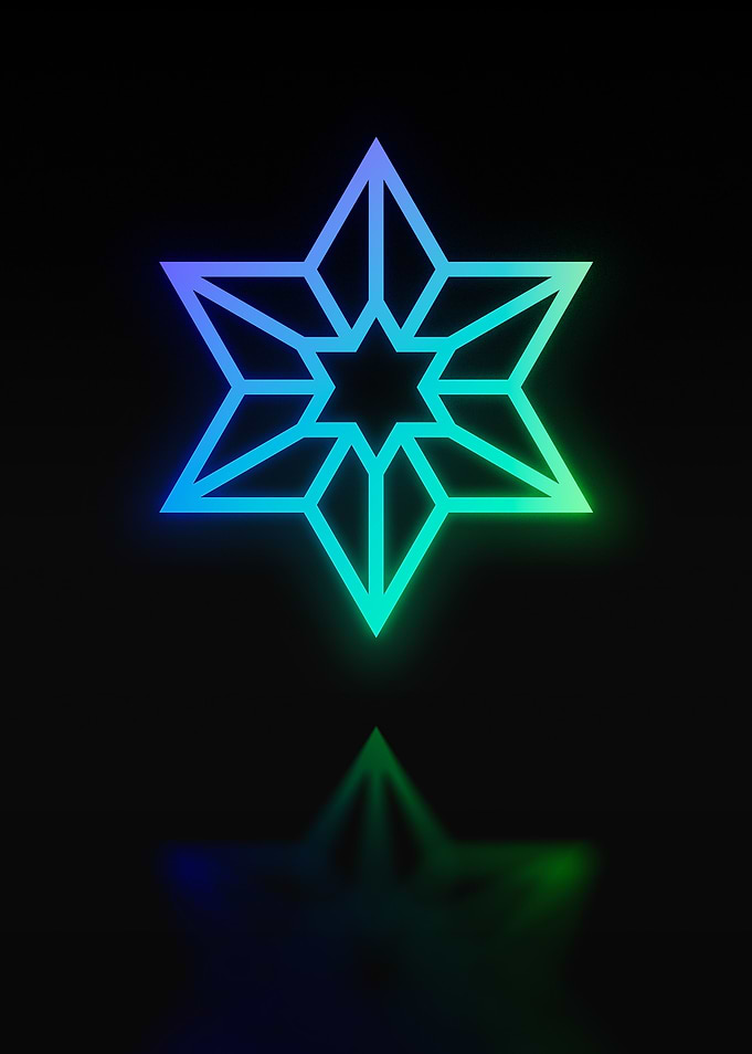 Neon Magic Seal Sign Sigil