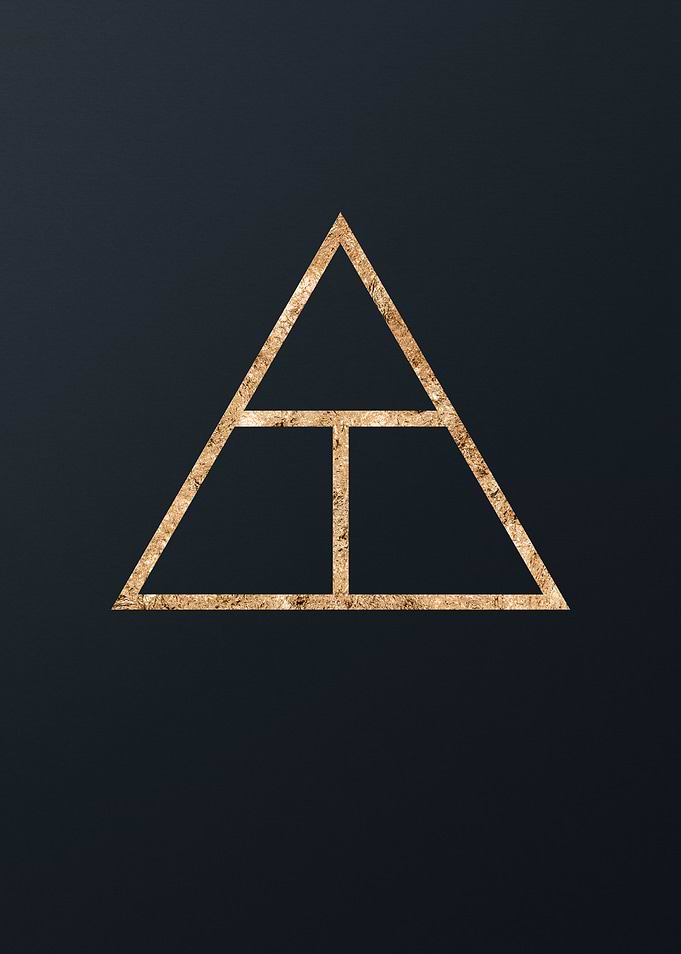 Gold Magic Seal Sign Sigil