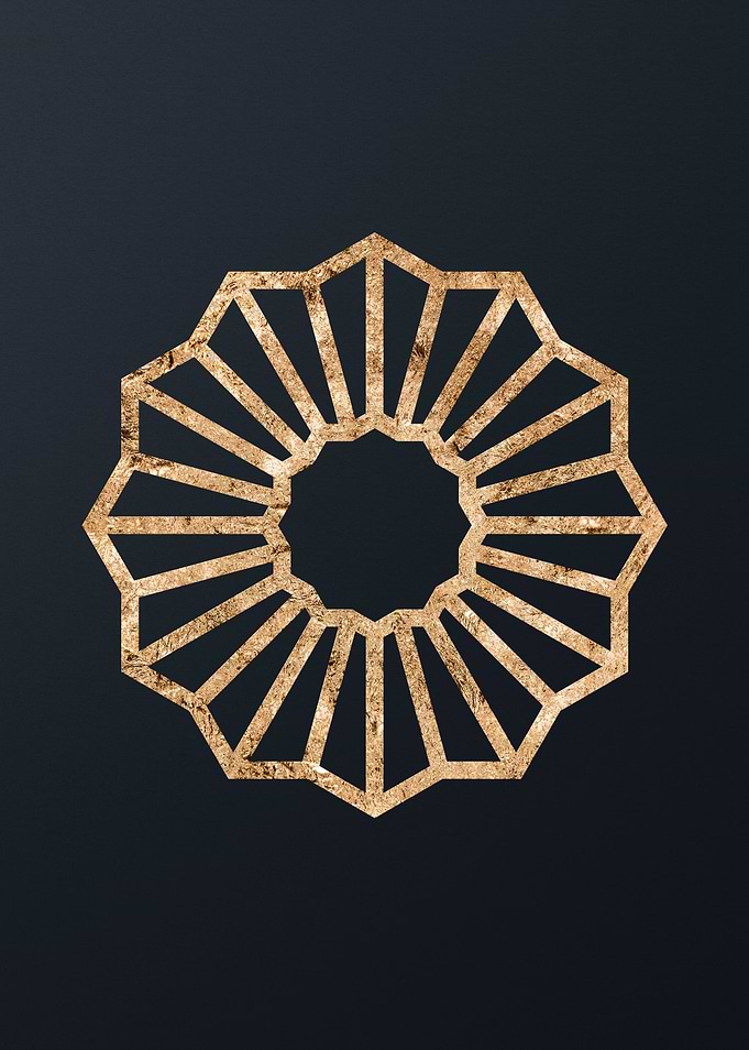Gold Magic Seal Sign Sigil