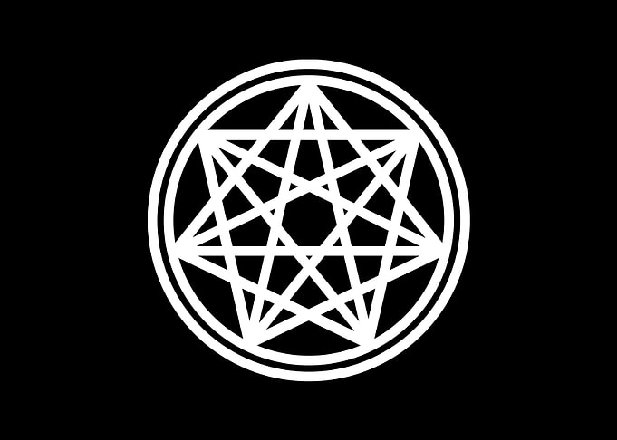 Black Sacred Geometry Rune