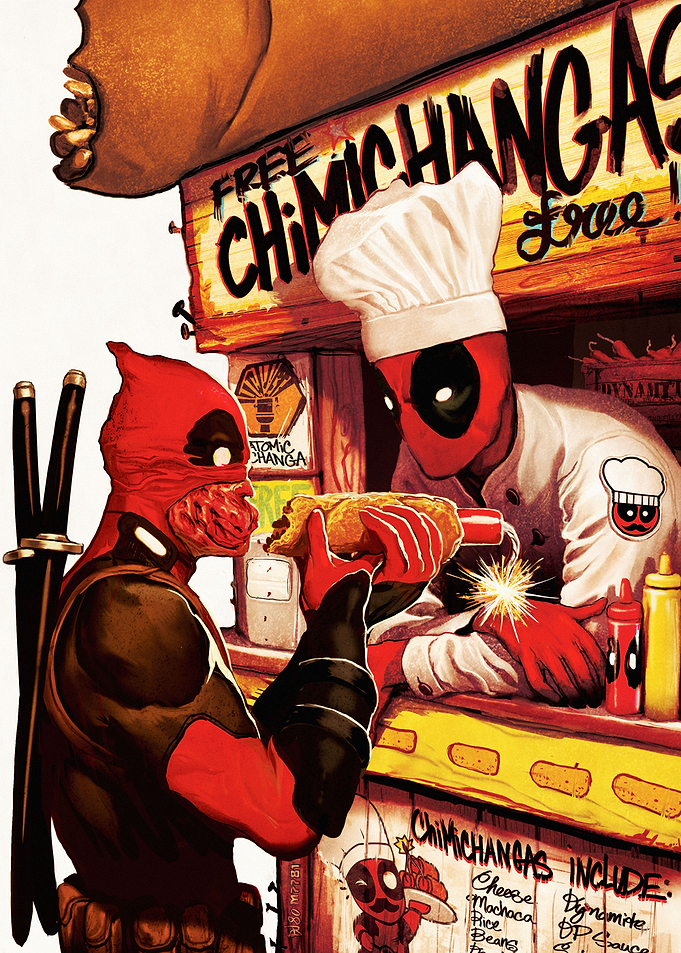 Deadpool's Explosive Hot Dogs