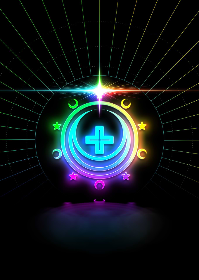 Neon Magic Seal Sign Sigil