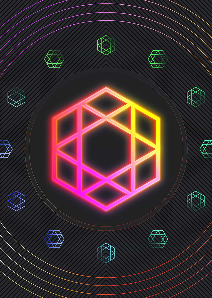 Neon Magic Seal Sign Sigil