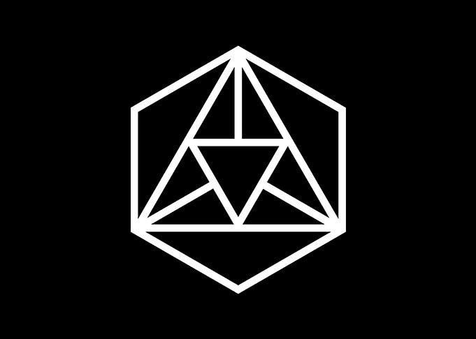 Black Geometric Glyph Rune