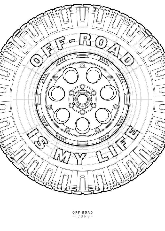 Off Road Is My Life white